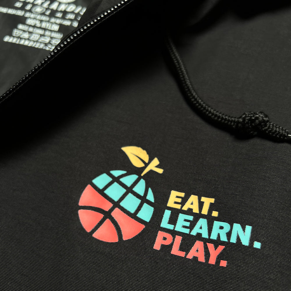 
                  
                    Eat. Learn. Play. ExploreLite Windbreaker - Black
                  
                