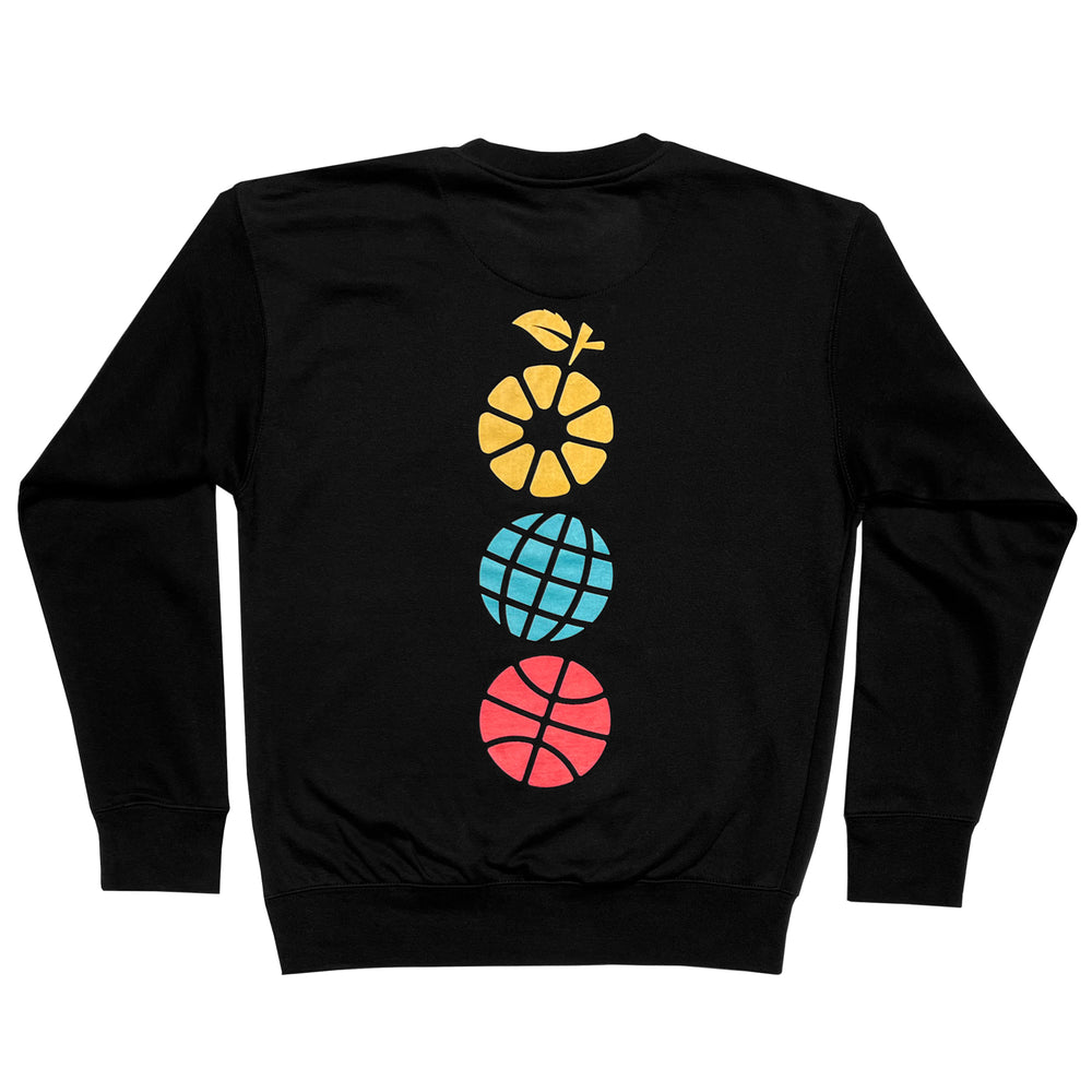 
                  
                    Eat. Learn. Play. 3-Icon Heavyweight Crewneck - Black
                  
                