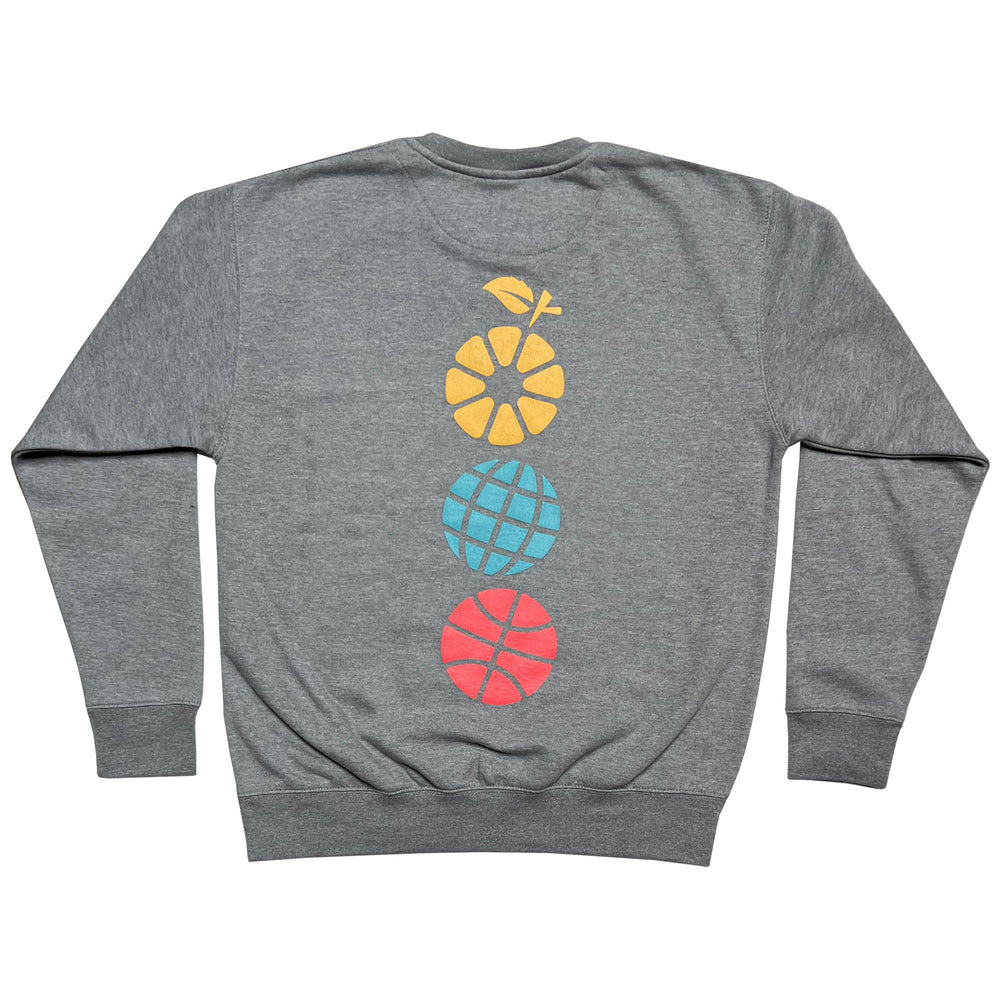 
                  
                    Eat. Learn. Play. 3-Icon Heavyweight Crewneck - Grey/Multi
                  
                