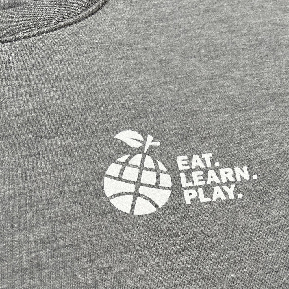 
                  
                    Eat. Learn. Play. 3-Icon Heavyweight Crewneck - Grey/White
                  
                