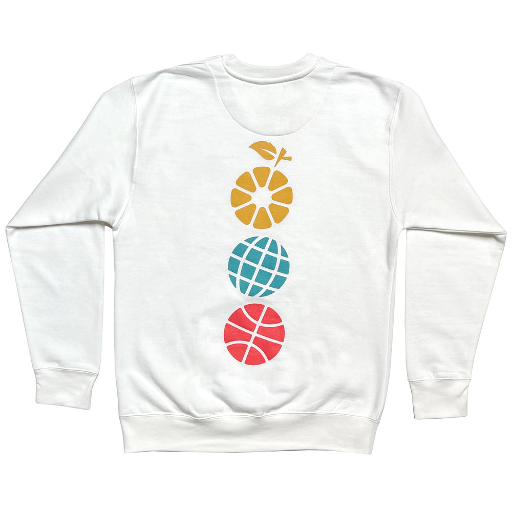 
                  
                    Eat. Learn. Play. 3-Icon Heavyweight Crewneck - White/Multi
                  
                